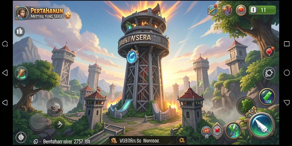 Gameplay seru dari 2757 dalam mengatasi serangan musuh.
