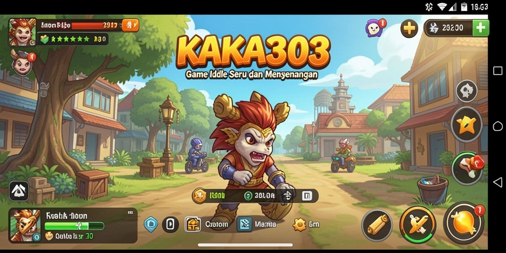 Screenshot KAKA303 menampilkan gameplay yang menarik dan interaktif.