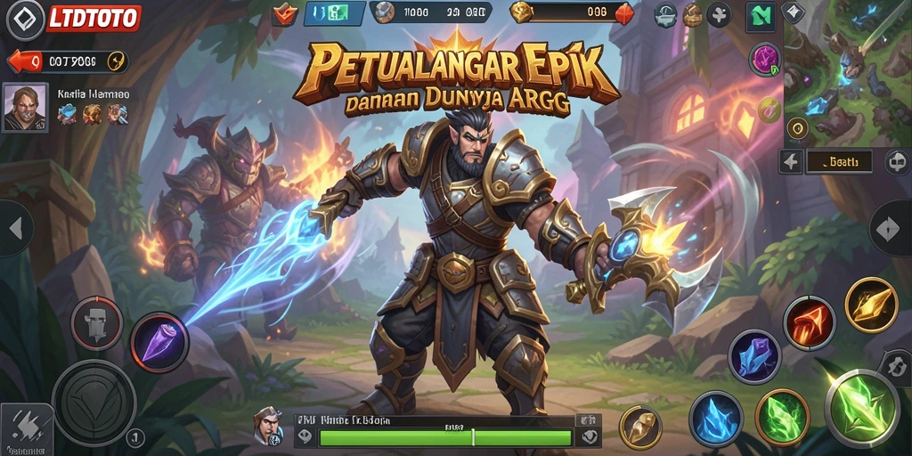 Tangkapan layar LTDTOTO menampilkan aksi gameplay seru dalam dunia ARPG.