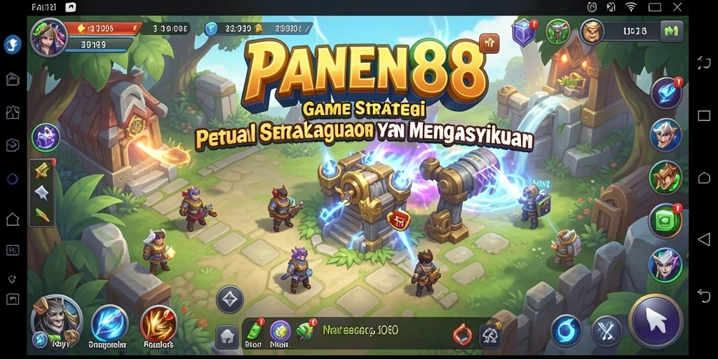Tampilan gameplay menarik dari PANEN88 yang menampilkan strategi pertanian.