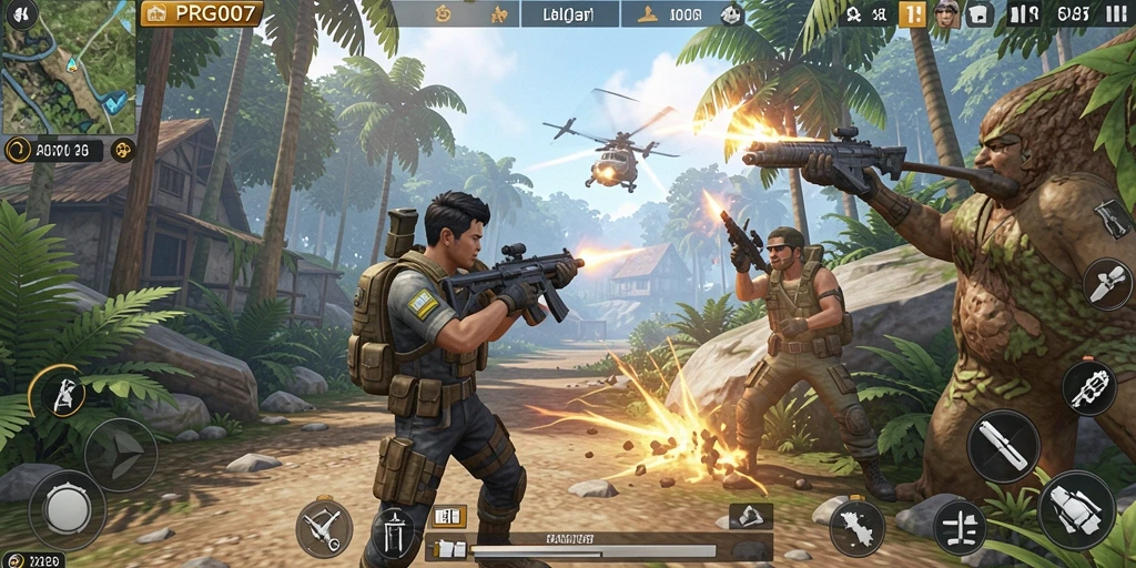 Tampilan gameplay PRG007 yang mendebarkan dengan aksi seru.