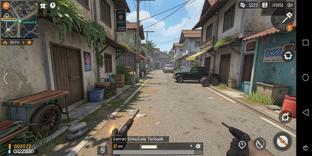 Tampilan gameplay QQ222 yang menarik dan realistis.