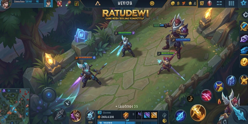 Tampilan gameplay seru dan strategis dari RATUDEWI.