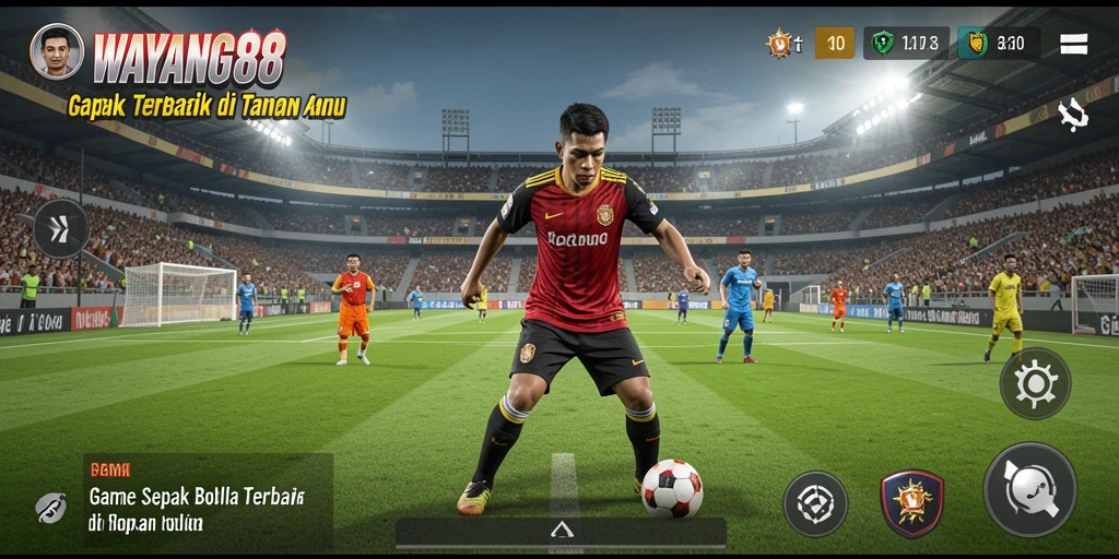Tampilan gameplay sepenuhnya mendebarkan dari WAYANG88.